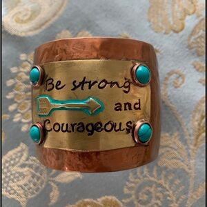 Inspirational cuff, bracelet